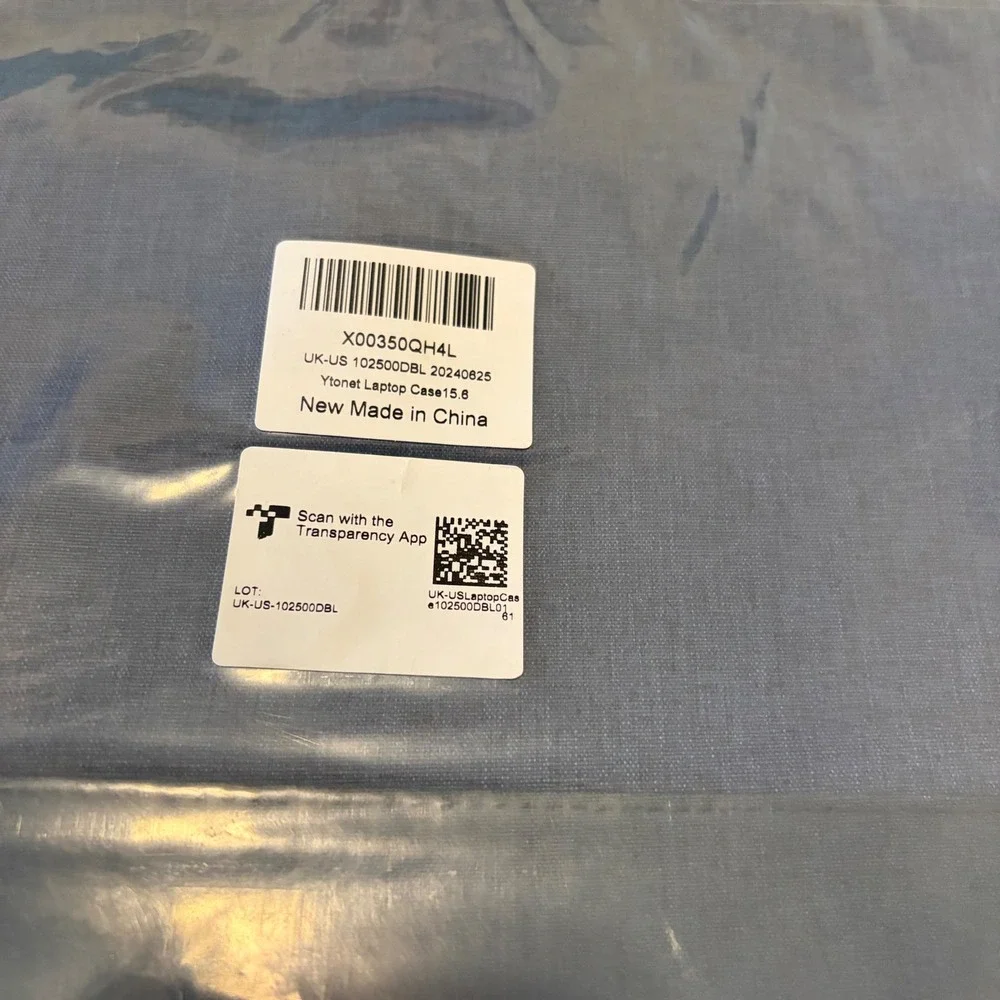 Ytonet 15.6 Inch Laptop Case Sleeve Blue Grey Protective Tech Bag NEW